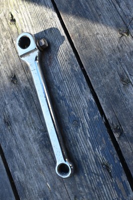 Bike bicycle crank retro vintage chrome left 