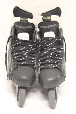 TOUR Code 9 Eviction XT Black Green Inline Roller Skates Blades Size 8 DD3