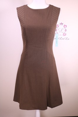 Antonio Melani New Rodina Sleeveless Twill Sheath Dress Root Size 2 4 6 8 10 NWT