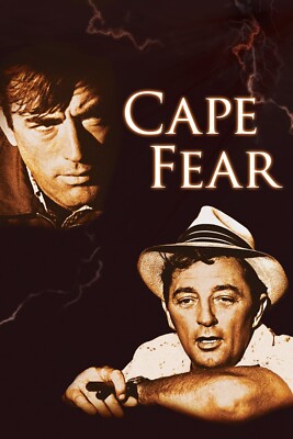 1962 Cape Fear Movie Poster 11X17 Gregory Peck Robert Mitchum Polly Bergen  