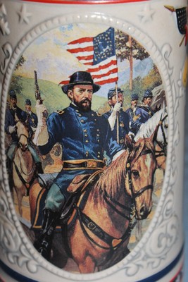Ulysses S Grant - Relentless Warrior - Heroes of the Civil War Collectible Stein