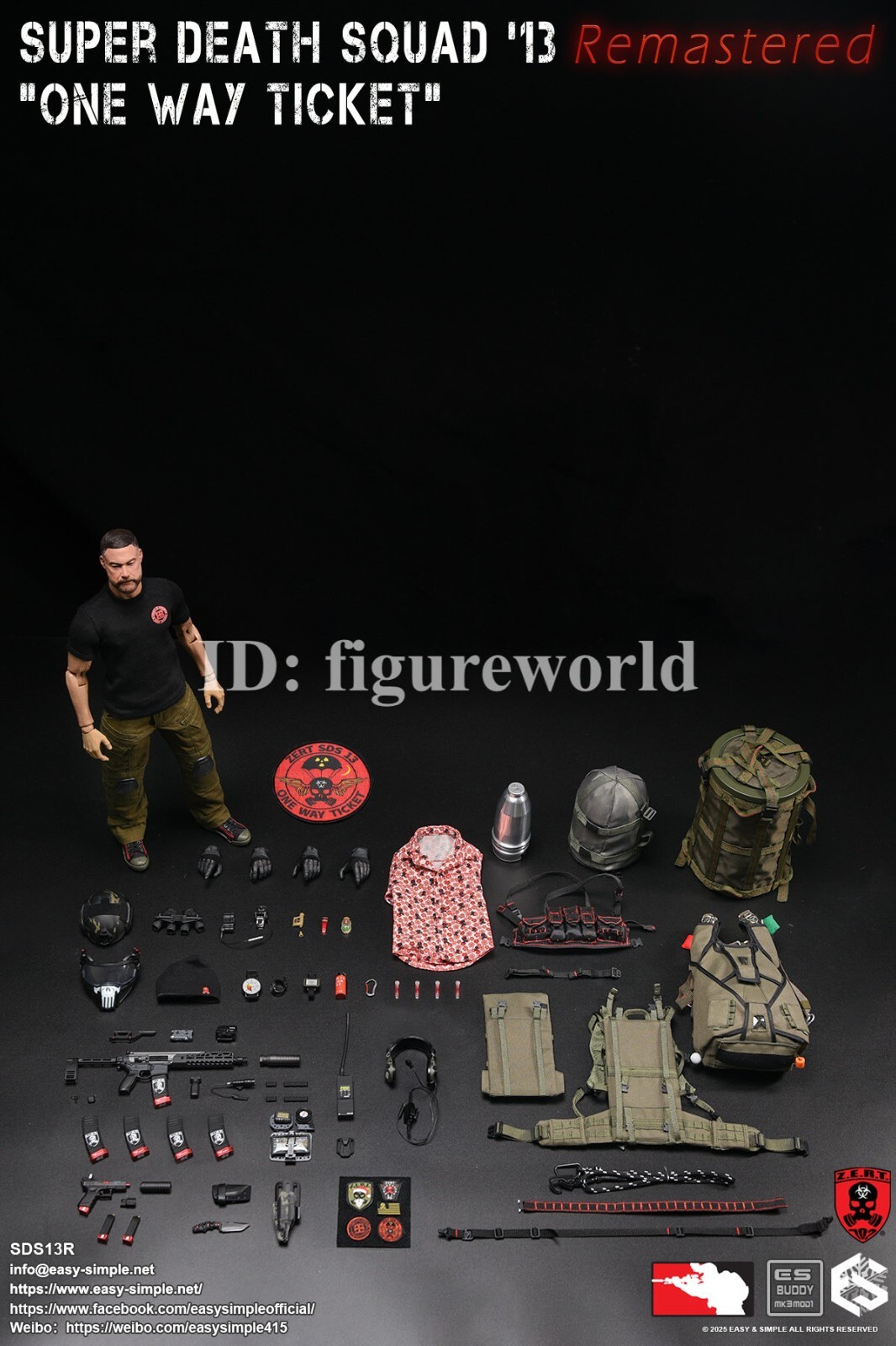 Pre-order Easy&Simple SDS13R 1/6 Super Death Squad 13 One