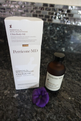 Perricone MD chia body oil essential fx acyl-glutahione New in box 4oz