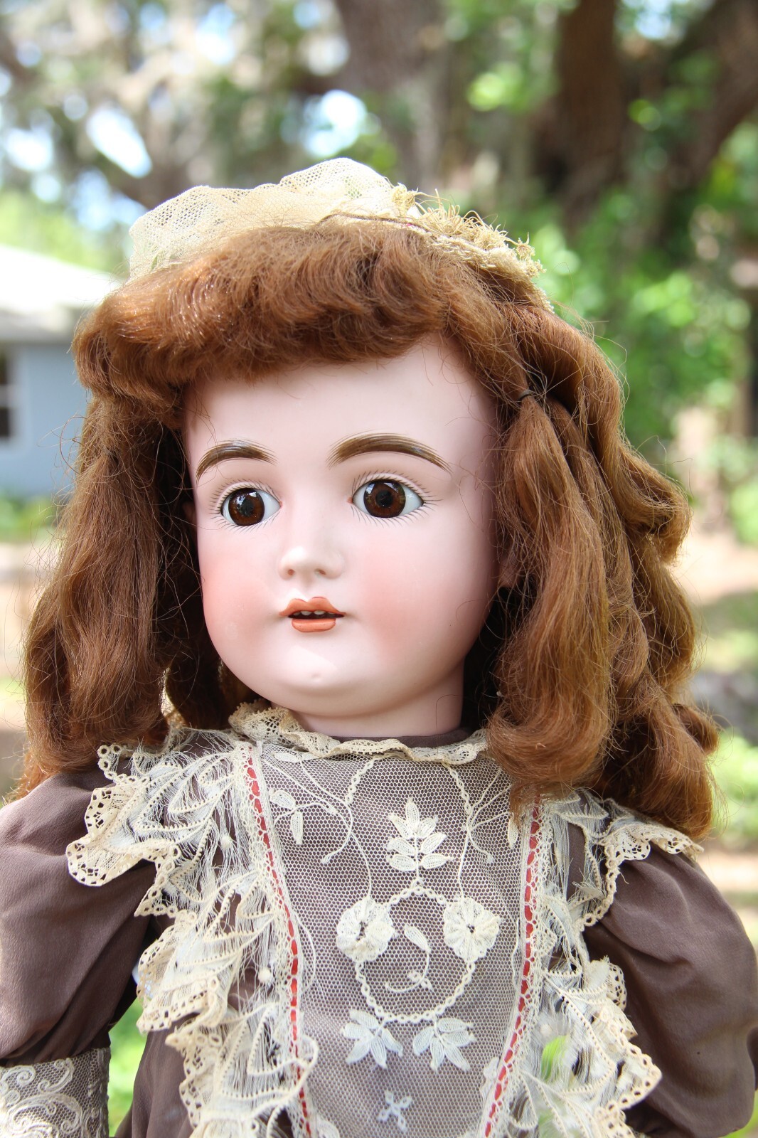 Antique 164 Kestner Bisque Head Doll 25