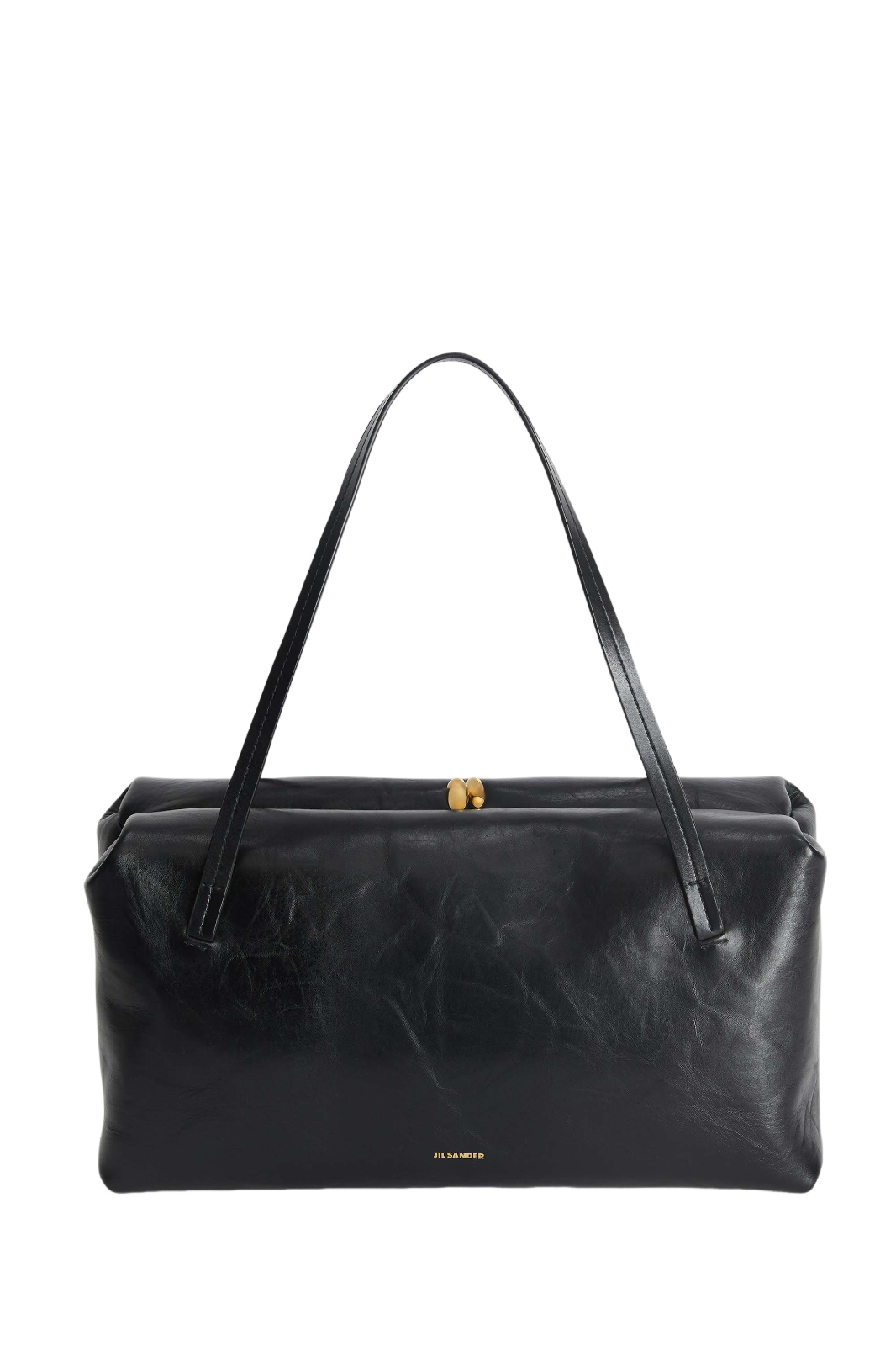 ショルダーバッグ・ポシェット Jil Sander Black Leather Medium Goji Pillow Shoulder Bag JIL SANDER Goji Pillow Medium $3350 Black Leather Shoulder