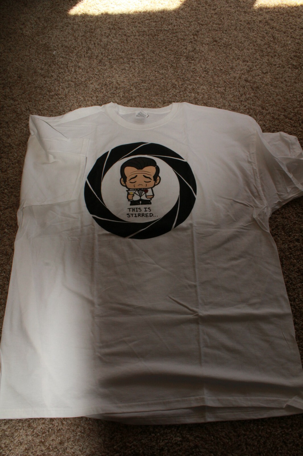 NEW Loot Crate James Bond Stirred Tee 2XL