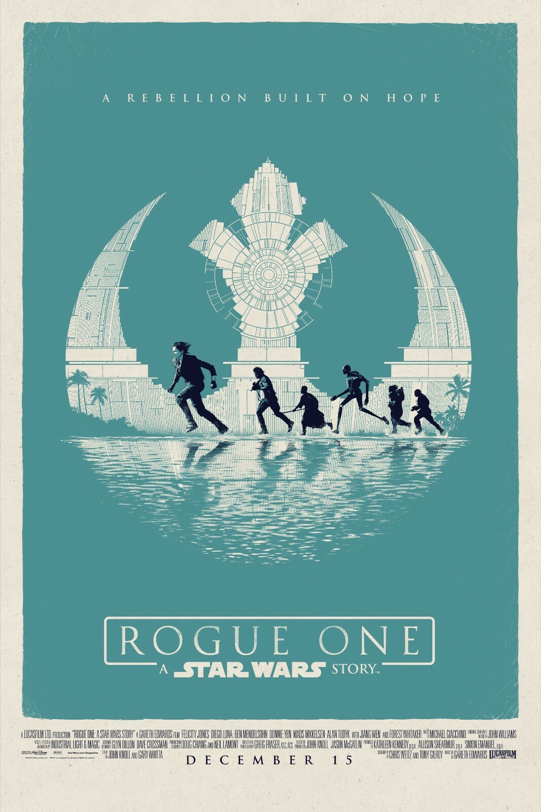 NEW Star Wars ROGUE ONE Movie Poster Print Canvas FREE