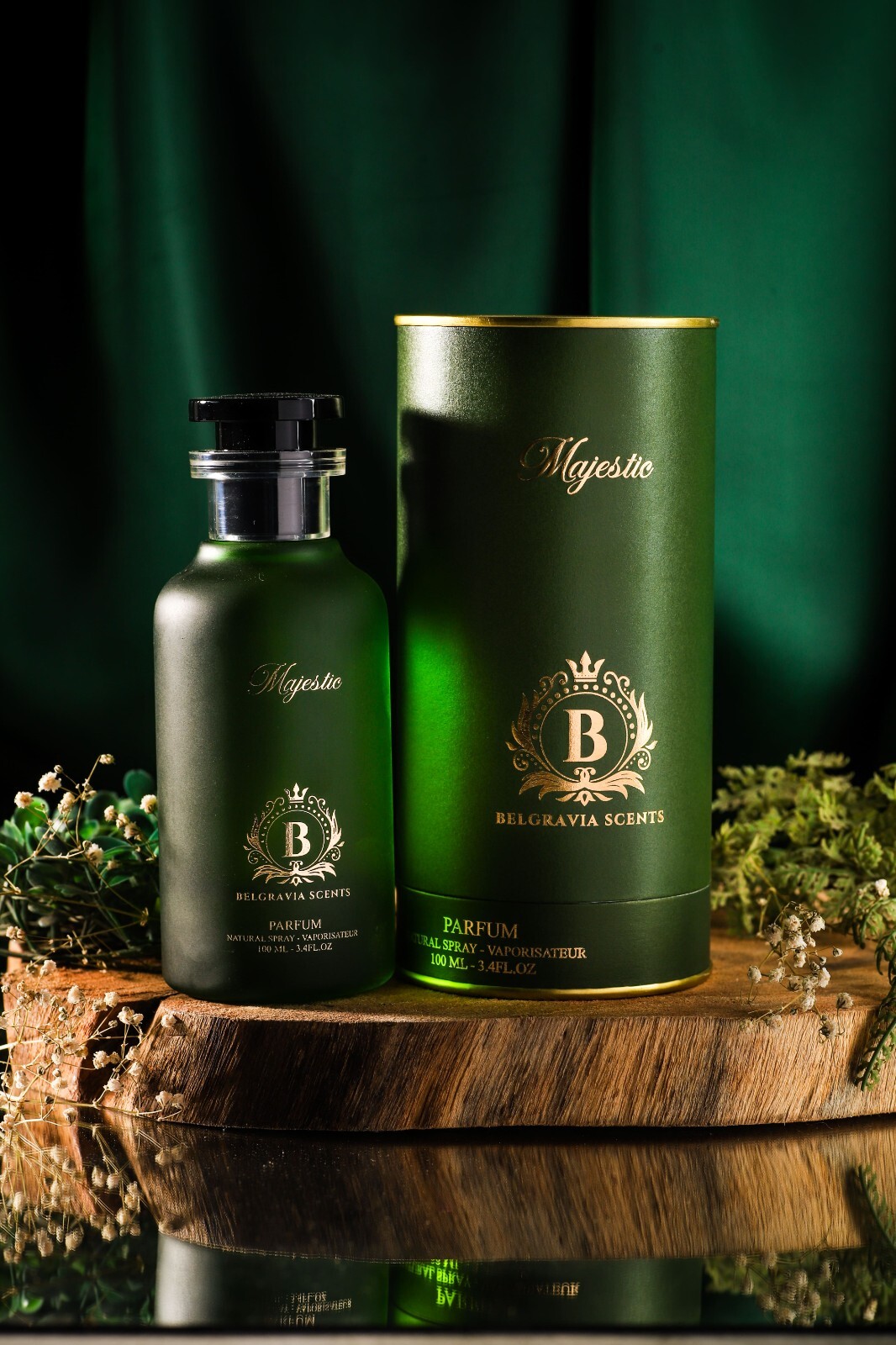 Majestic by Belgravia Scents  3.4oz perfume Long lasting Luxurious made in DUBAI