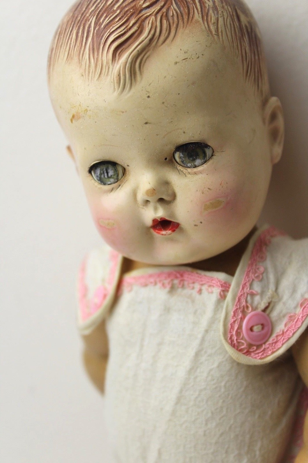 VINTAGE DOLLS GERMAN 970 A.O.M. MARSEILLE CERAMIC AMERICAN CHARACTER TINY TEAR*