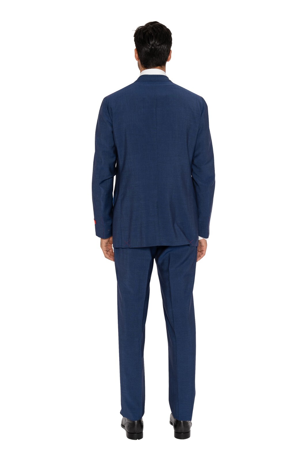 Pre-owned Isaia $6200  Napoli Blue Hand-sewn Suit Fine Wool / Mohair 8r ( Regular)
