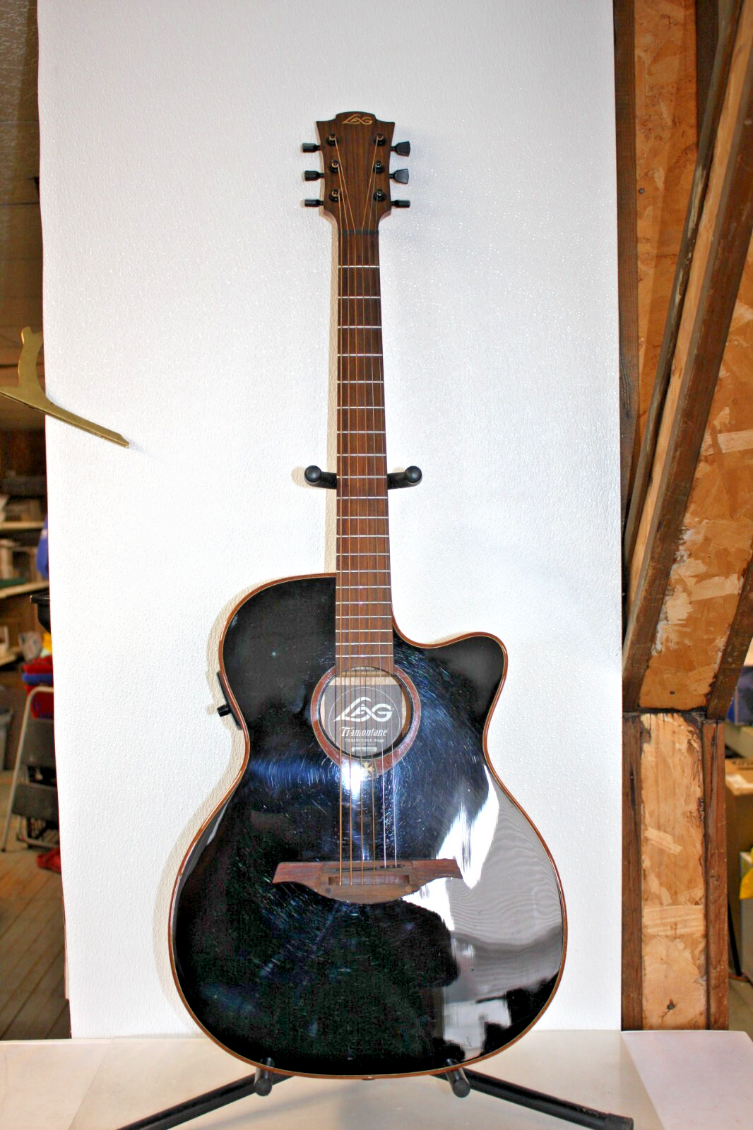 LAG Guitars Tramontane T100ASCE エレアコ ギター LAG Guitars TRAMONTANE 100 T100ASCE-BLK ラグギターズ