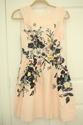 Oasis Rosie Skater Floral Dress size XS Multicolor NWT