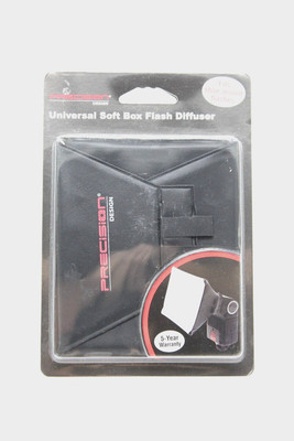 Precision Design Universal Soft Box Flash Diffuser  Fits Shoe-Mount Flashes