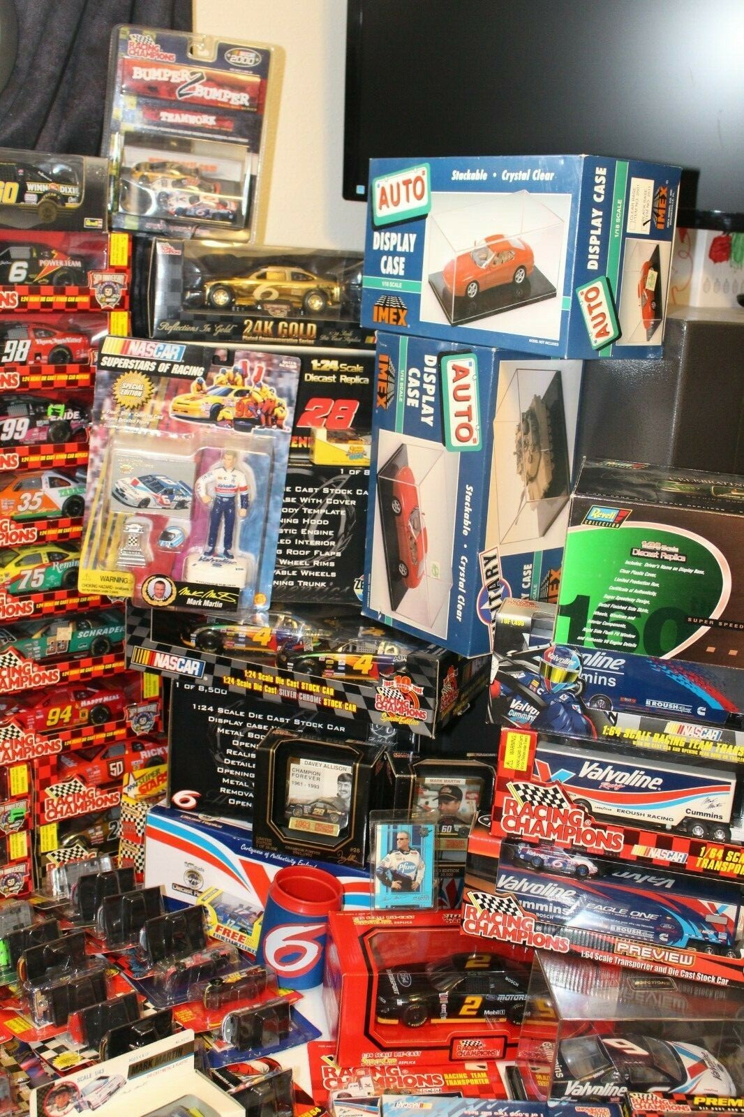 HUGE 245 PC 20 Year NASCAR Collector's 1990's-2000's Diecast Memorabilia Car Lot