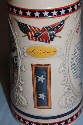 Ulysses S Grant - Relentless Warrior - Heroes of the Civil War Collectible Stein