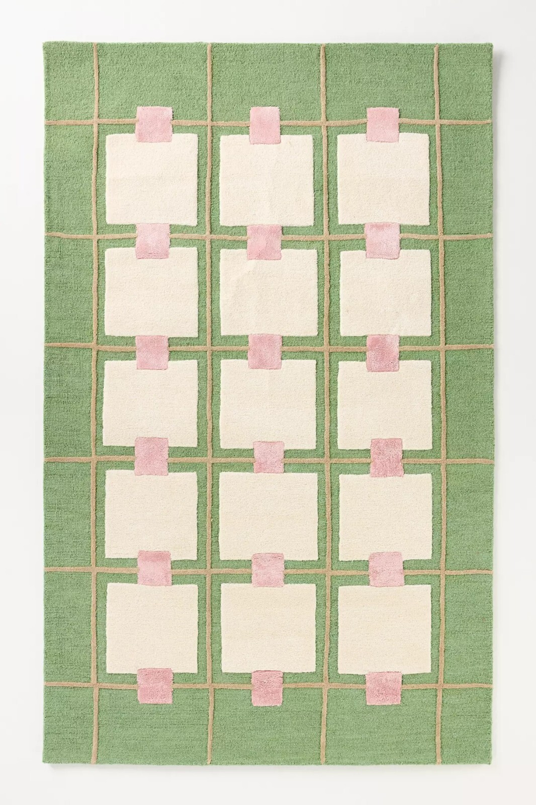 Frame Elegance Wool Rug 120×160 cm Frame Blue/Silver Ultimate Modern Oxidized Wool and Silk Rug