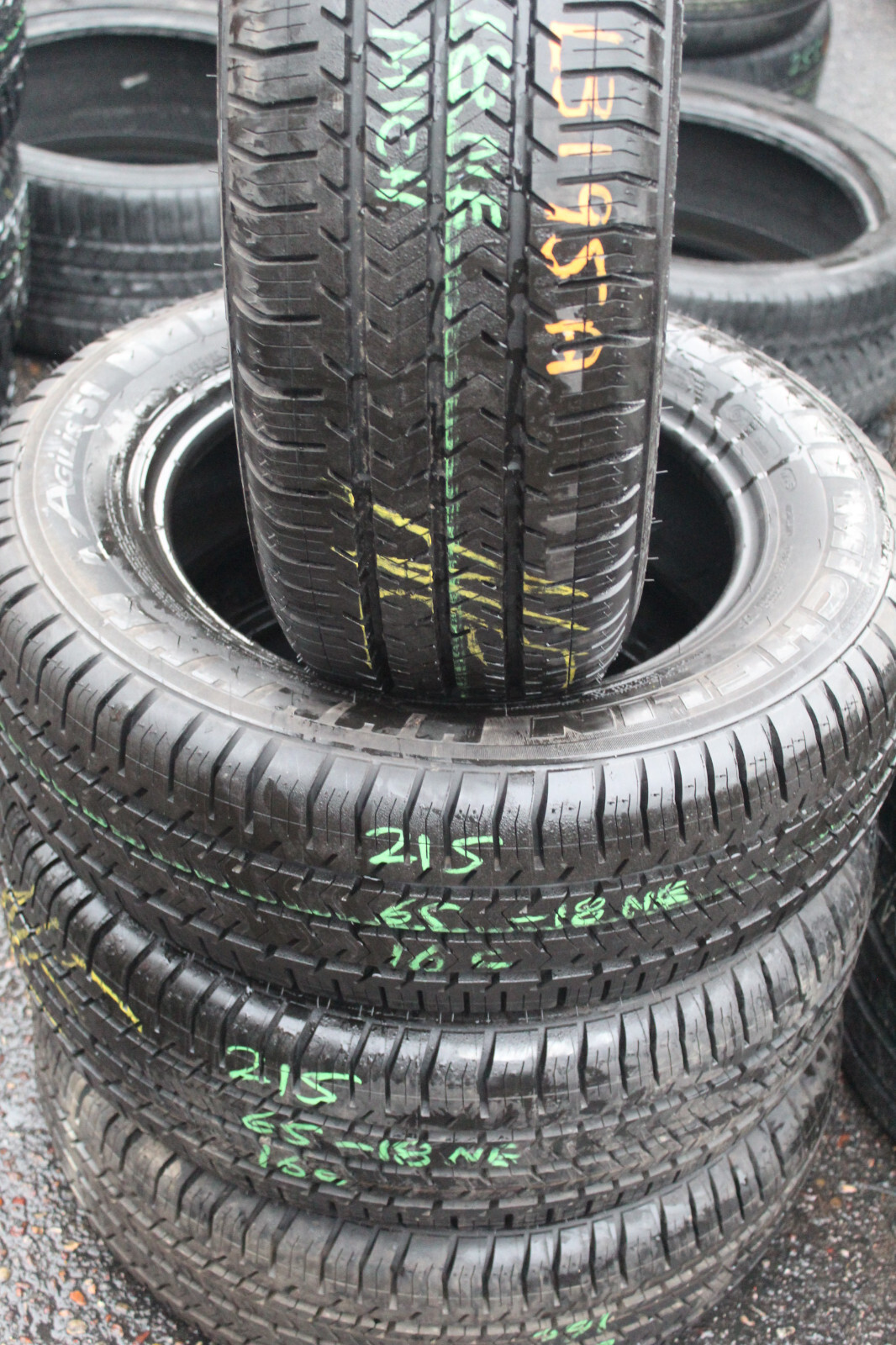 New 215 65 16C Michelin, Agilis, M+S, 106/104T, x1 Single Tyre (F1_tyres) L3195