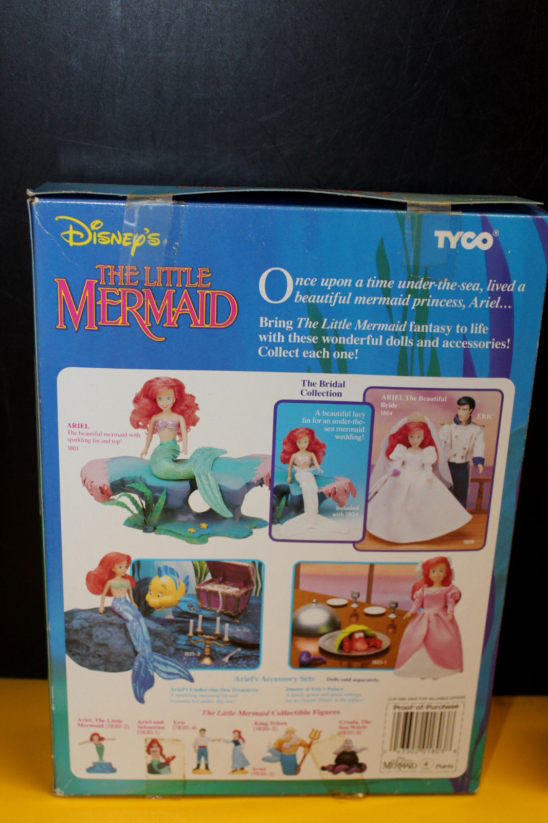 Ariel and Her Friends + Wedding Ariel The Little Mermaid Tyco Disney Dolls - NEW