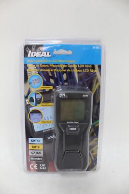 IDEAL Electrical 33-855 Data Cable/RJ45 LCD Wiremapper