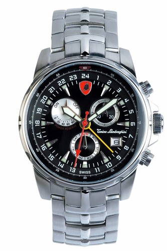 Tonino Lamborghini クロノグラフ ステンレススチール 腕時計 Tonino Lamborghini クロノグラフ ステンレススチール 腕時計