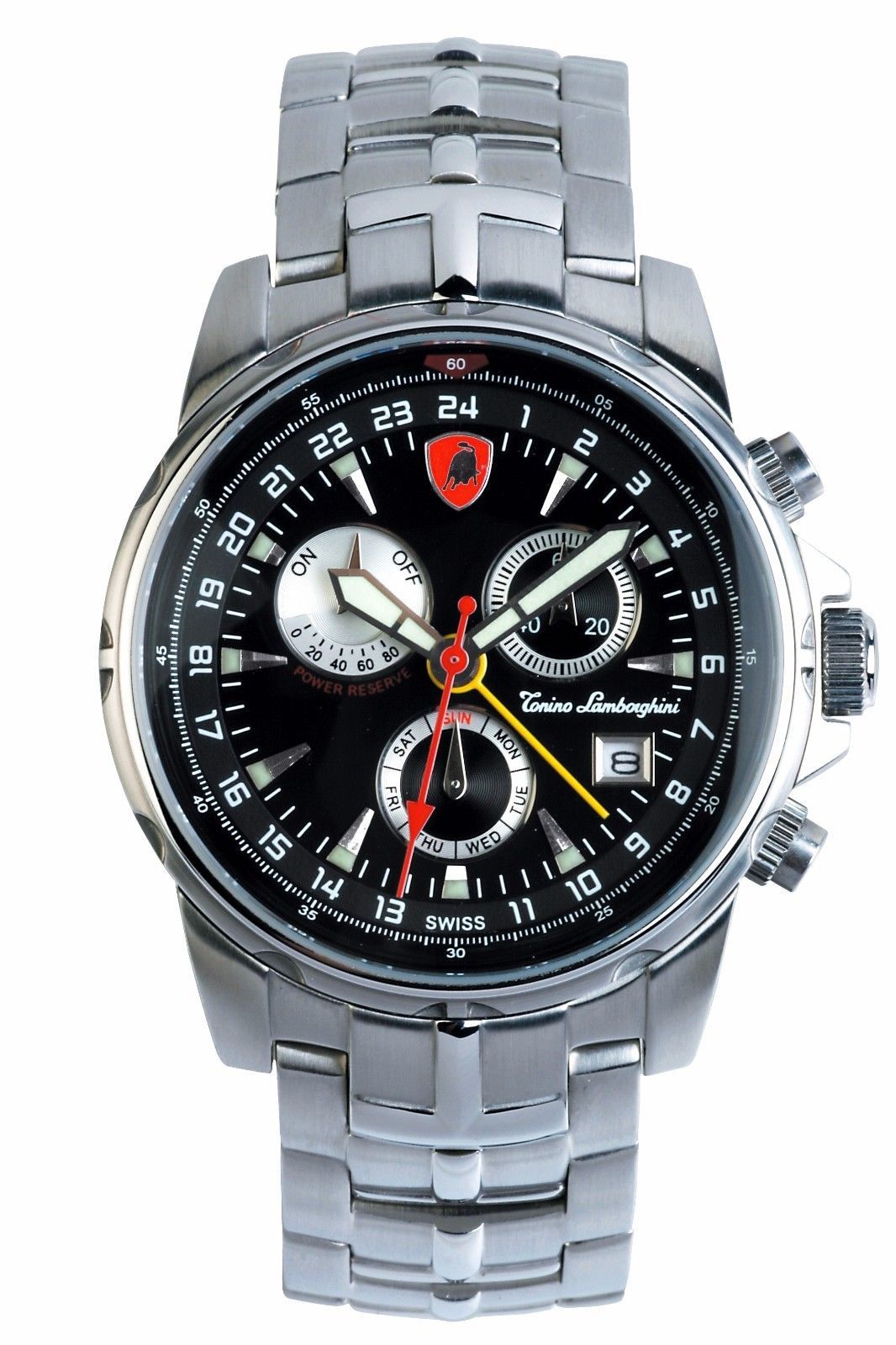 Banda de acero inoxidable Tonino Lamborghini Relojes de pulsera