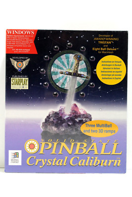 Solid State Pinball; Crystal Caliburn (Windows, 1993)