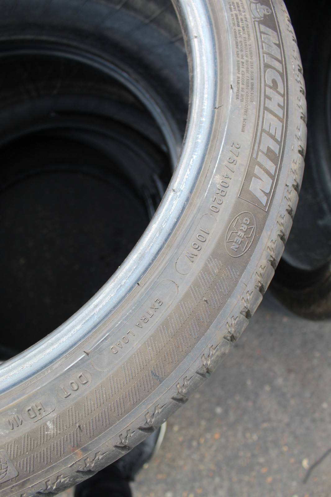 275 40 22 Michelin, RunFlat, XL, ZP, 106W, x2 A Pair 5.2mm (F1_tyres) FO L3642