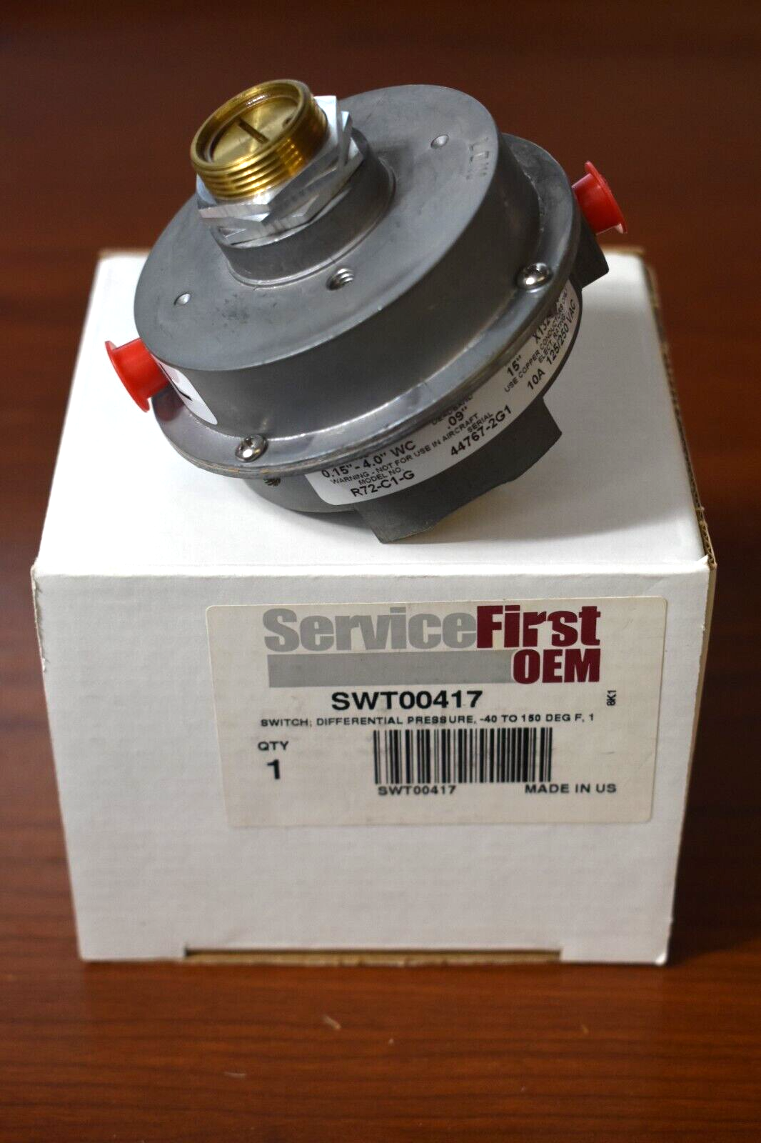 Service First Trane SWT00417 Differential Pressure Switch BEC