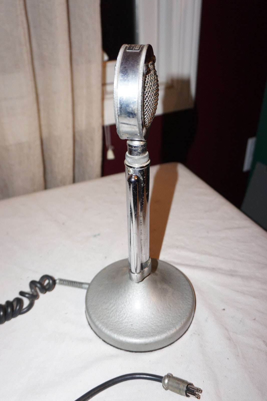 Vintage Astatic Base Microphone Model D-104 w/ T-UG8 Stand