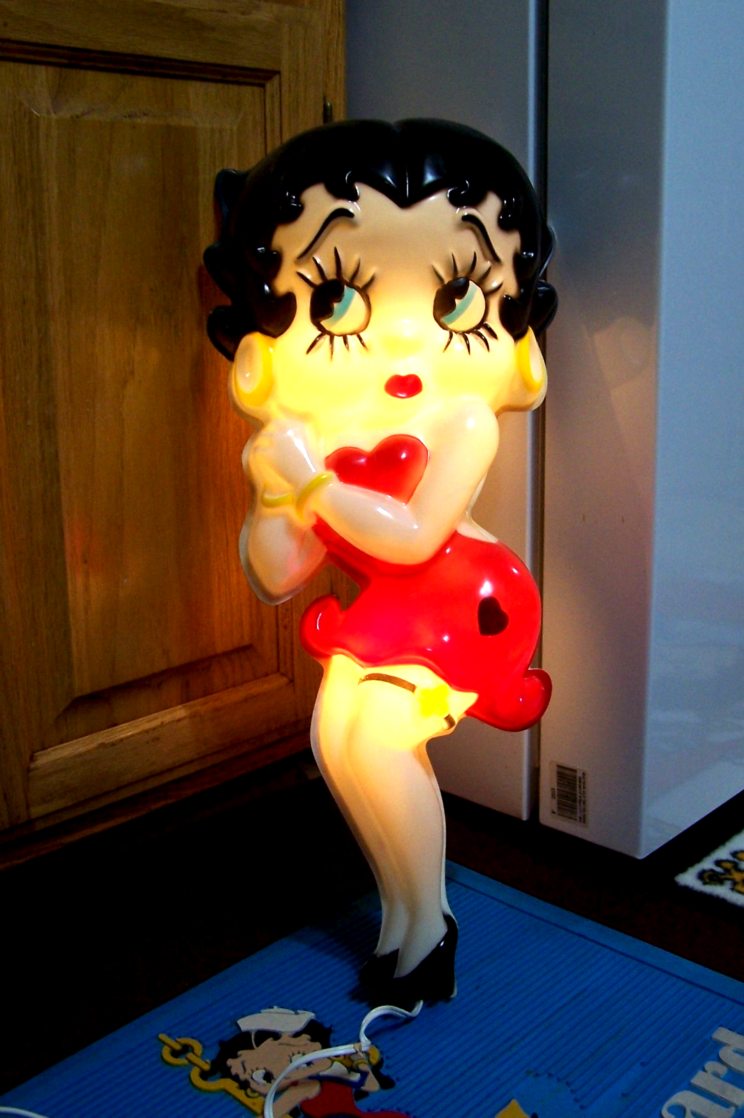 アメリカンネオンクロックガスランプ（Betty Boop）スタンドクロック アメリカンネオンクロックガスランプ（Betty アメリカンガスランプ