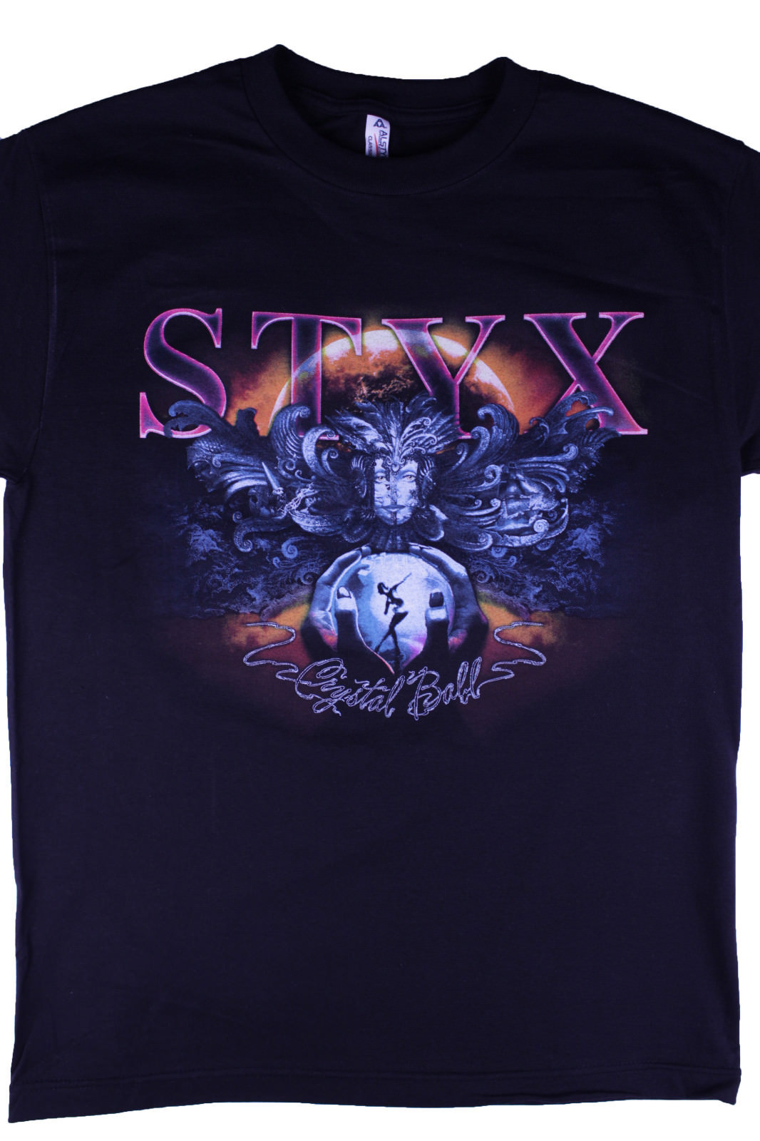 Styx Band Crystal Ball Graphic Print Tshirt Size M North American Tour