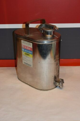Protectoseal Stainless steel, 2 Gallon, Solvent, Flammable, Gas Safety Can F892P