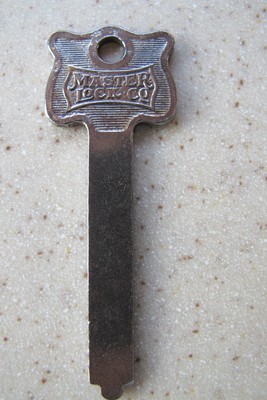 Vintage Key Master Lock Co. Blank Uncut Milwaukee Wis USA