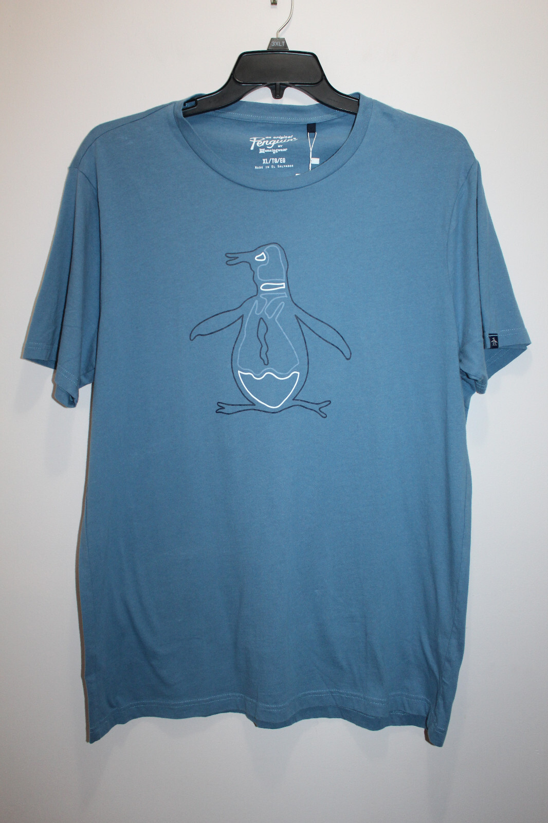 Opening Project☆Our White Penguin T Shirt ORIGINAL PENGUIN MENS T-SHIRT 100% COTTON LOGO BRIGHT WHITE
