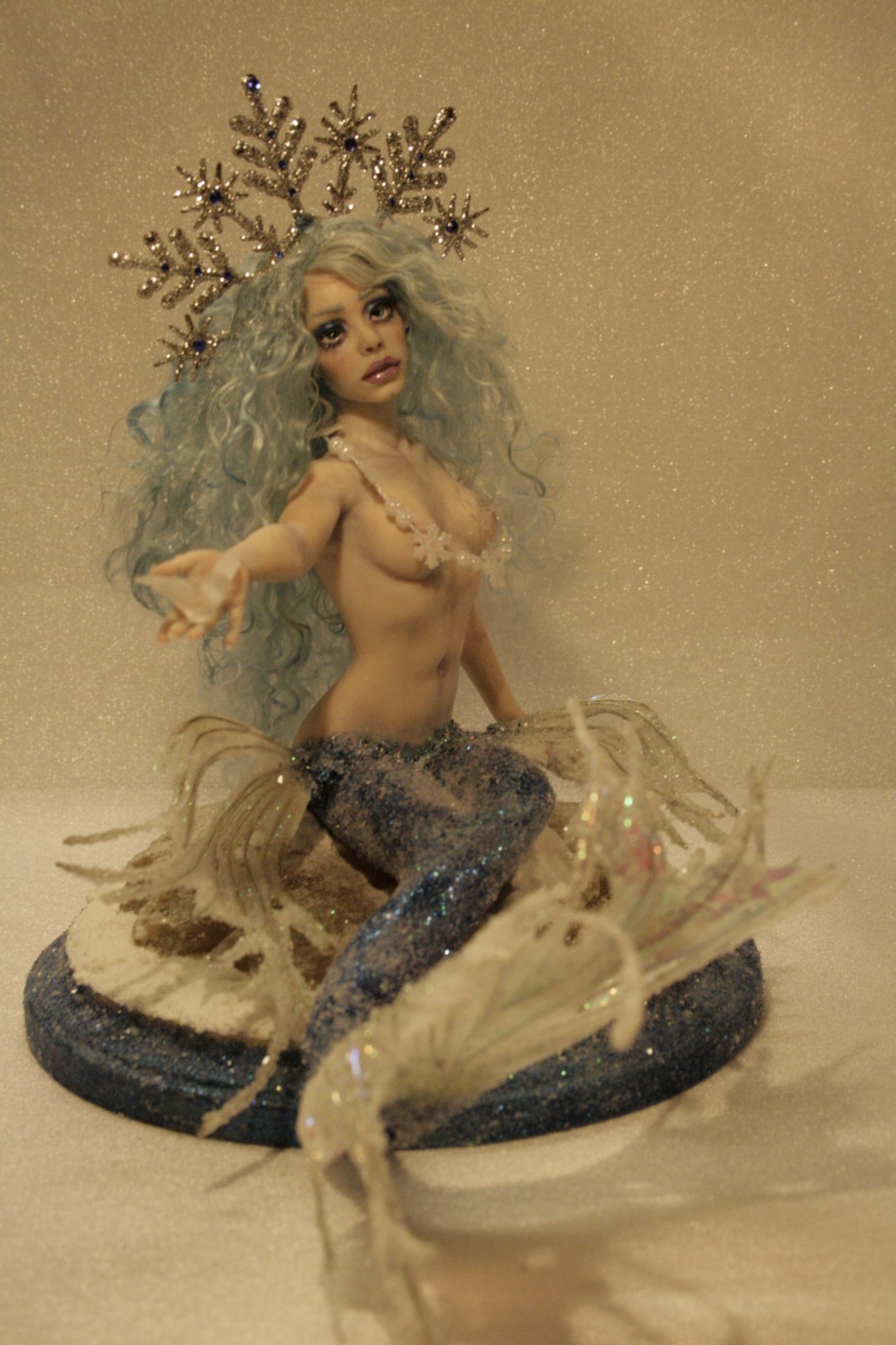 OOAK Fantasy ArtDoll Sculpture Mermaid Fairy