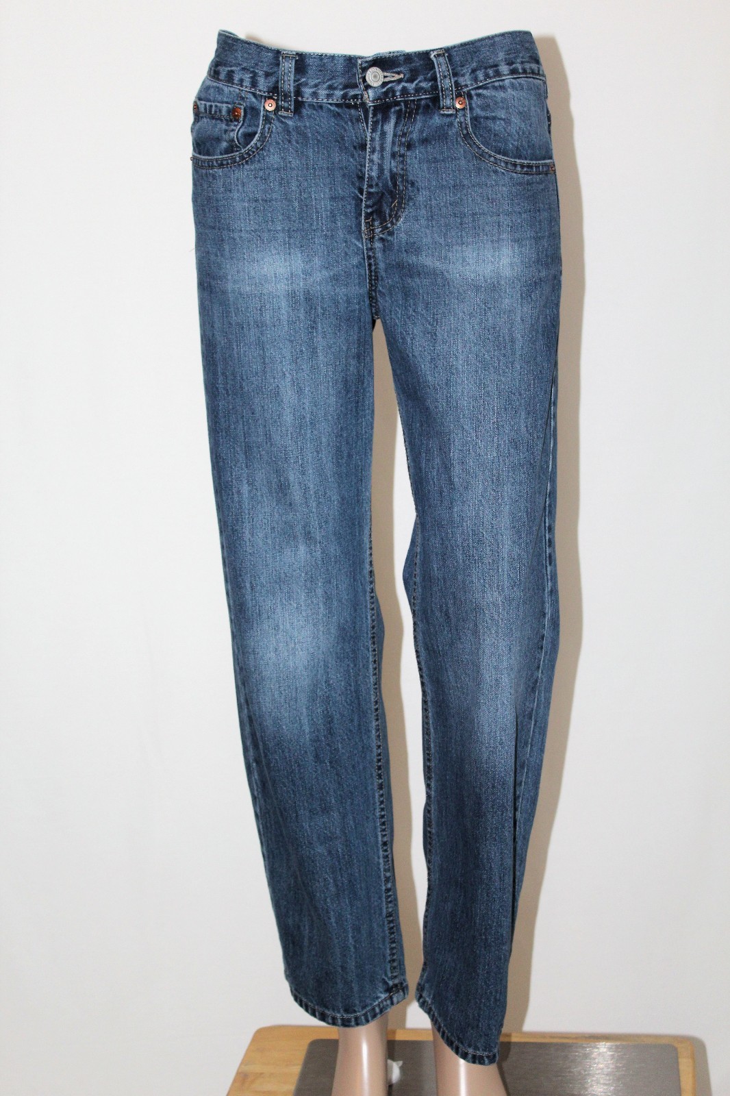 LEVI'S 550 Boy's Young Men's 14 Regular 27 x 27 Relaxed Fit Denim Jeans