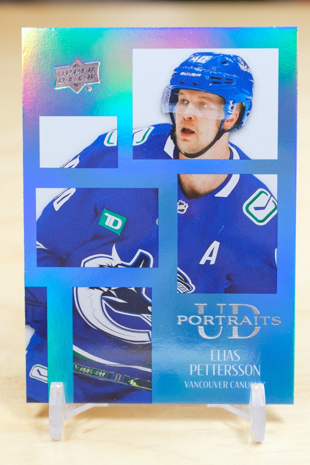 2024-25 Upper Deck UD Portraits #P-1 Elias Pettersson