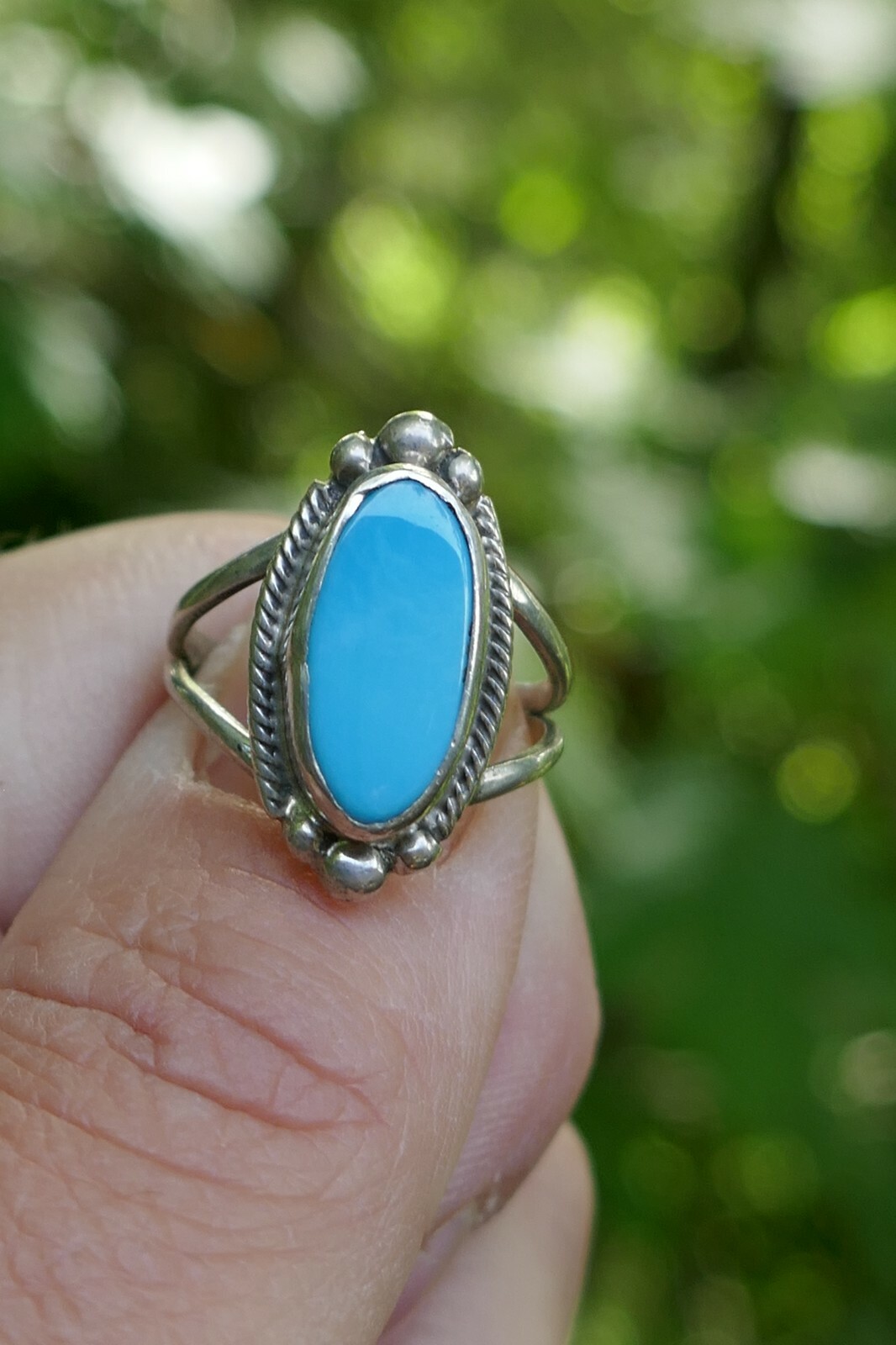 ジャック Vtg. Signed Jack Whittaker Southwest Sterling & Turquoise