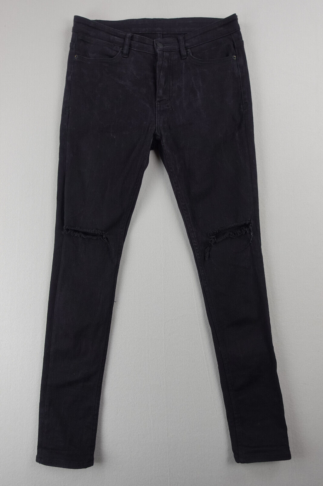 Ksubi Jeans Men's 33 Black Denim Van Winkle Ace Slice Skinny Ksubi Jeans Men's 33 Black Denim Van Winkle Ace Slice Skinny