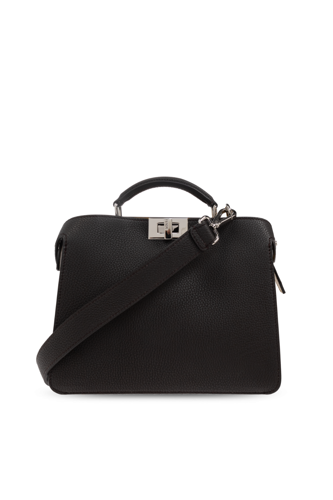 FENDI Peekaboo IseeU Small $5100 Dark Brown Leather Top