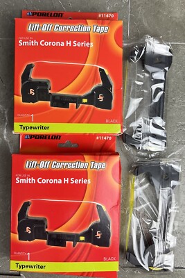  Lot 2 Porelon #11470 Lift-Off Correction Tape Smith Corona H Series Typewriter