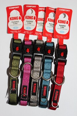 KONG Comfort Padded Dog Collars Small NEW Assorted Colors!