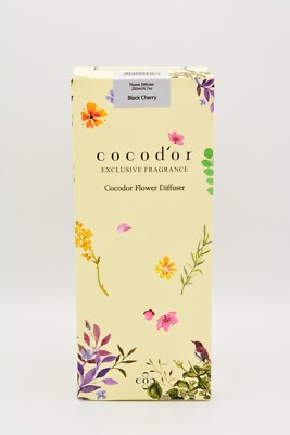 Cocodor Preserved Real Flower Reed Diffuser Black Cherry 6.7oz(200ml) / 1 Sealed