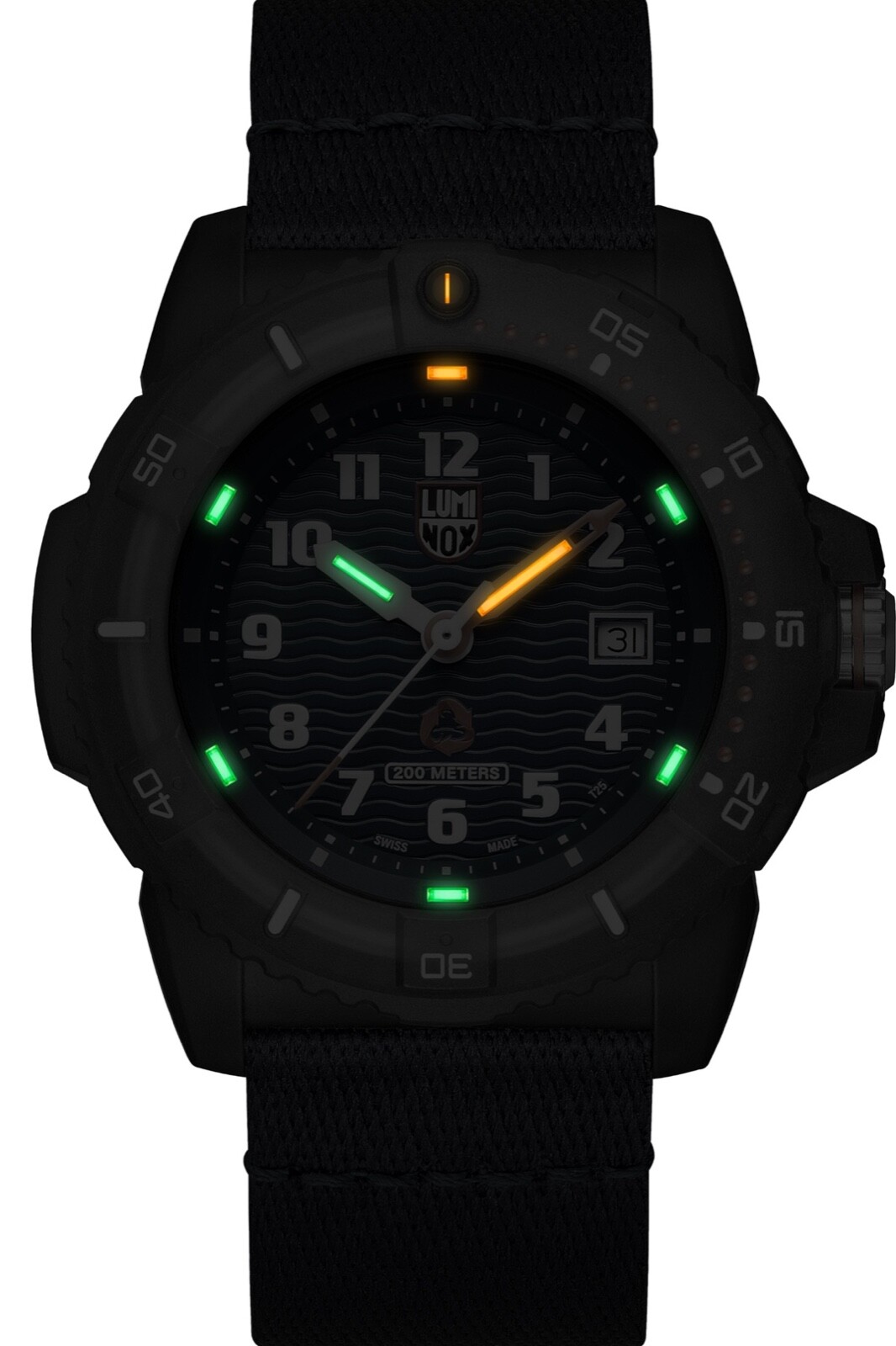 Pre-owned Luminox Xs.8903 Tide Recycled Ocean Material - Eco Series Quartz Men's Watch