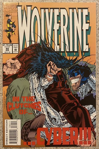 WOLVERINE 80 MARVEL COMICS 1994 CYBER 1st App X-23 IN TEST