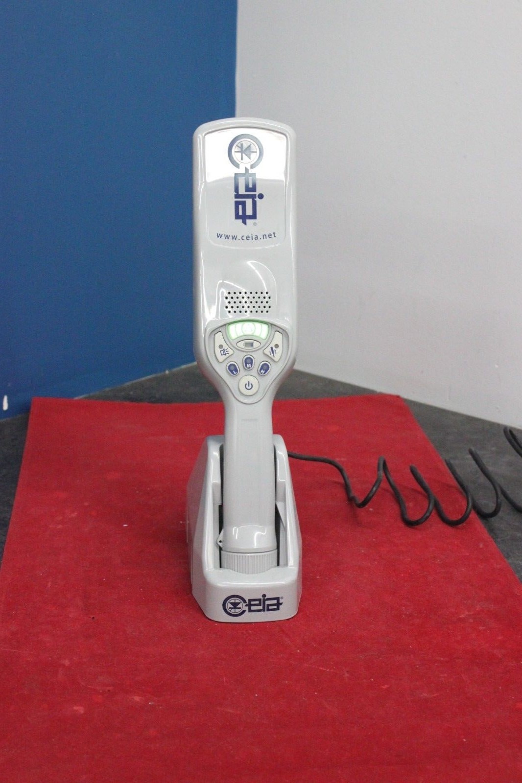 Lot of 10 Ceia PD140N Hand Held Metal Detector with one HHDS Docking Station