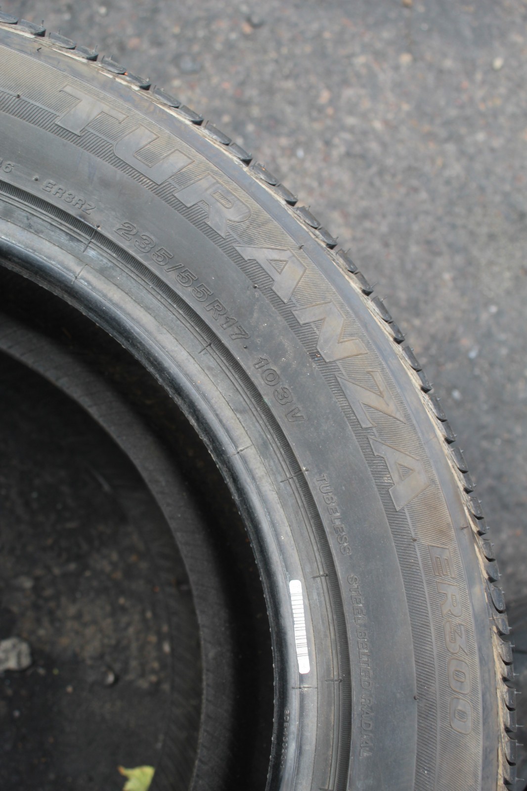 New 235 55 17 Bridgestone, Turanza, XL, 103V, x1 Single Tyre (F1_tyres) L3713