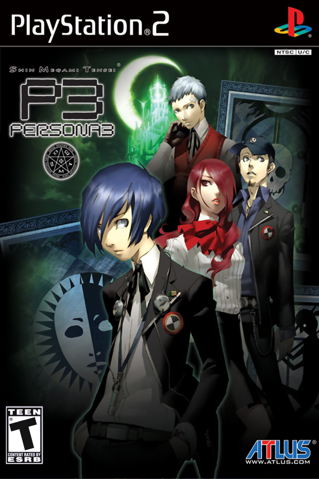 Shin Megami Tensei Persona 3 PS2 BOX ART Premium POSTER MADE Shin Megami Tensei Persona 3 PS2 BOX ART Premium POSTER MADE