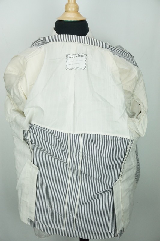 Brooks Brothers Black Fleece x Thom Browne White Blue