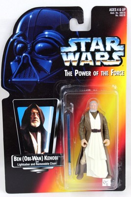 Star Wars Power of the Force Ben Obi-Wan Kenobi .01 Red Card Figure 1995 New